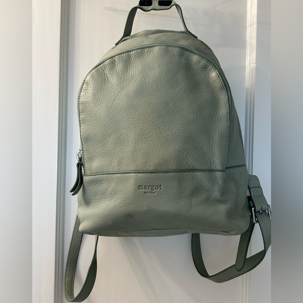 Margot New York Leather Bag in Sage
